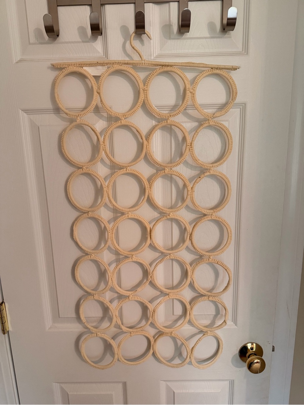 IKEA Cream Multi-Ring Hanging Organizer